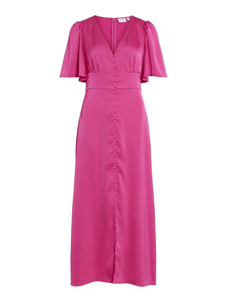Viravenna Dress in Raspberry Rose