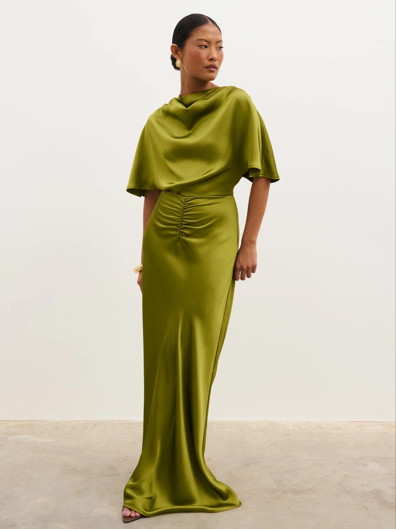 Alice Ruched Waist Maxi Dress