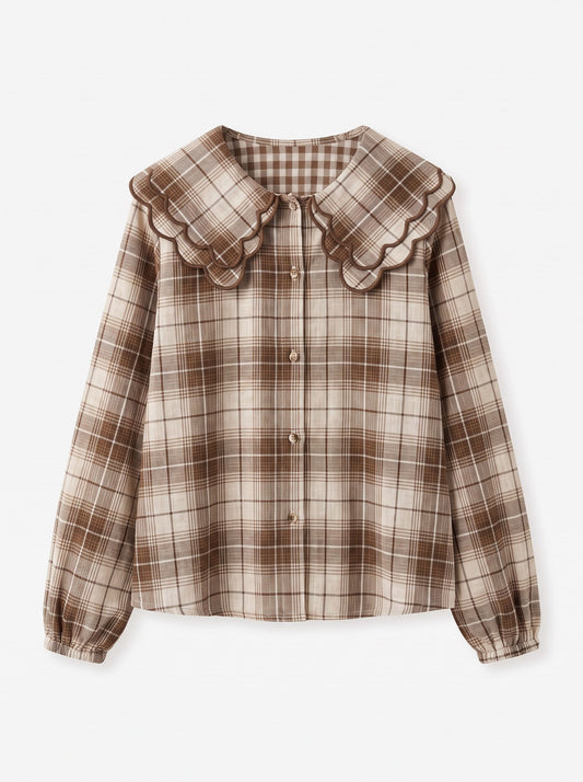 Eleanor Check Blouse