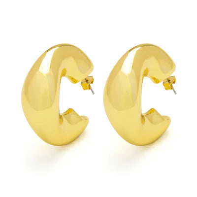 Avianna Large Hoops Gold