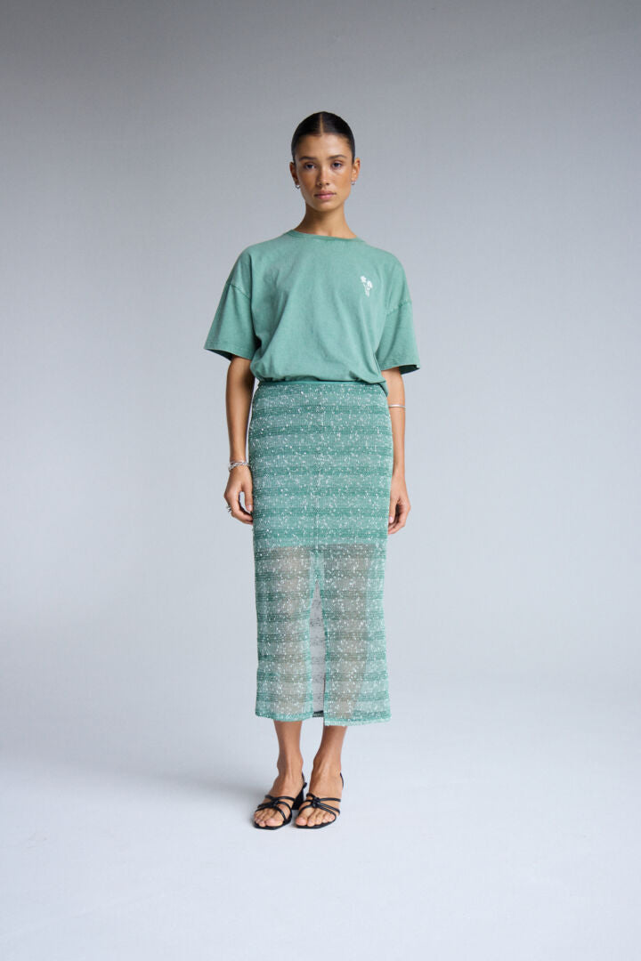 Ihpiloua Skirt in Pine Green