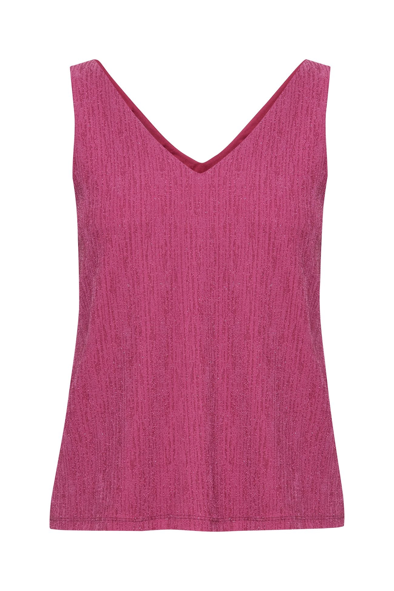 Ichi Ihnelly Top Fuchsia Pink