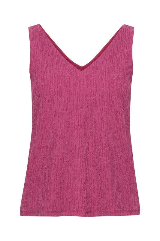 Ichi Ihnelly Top Fuchsia Pink