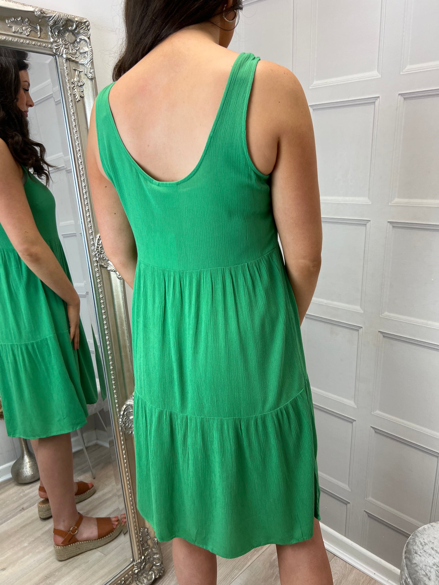 Ichi Ihmarrakech Dress Greenbriar