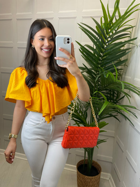 Ihacuma Top Radiant Yellow