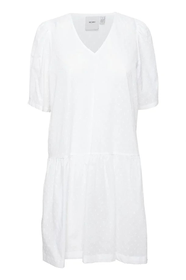 Ichi Ihfolona Dress Cloud Dancer