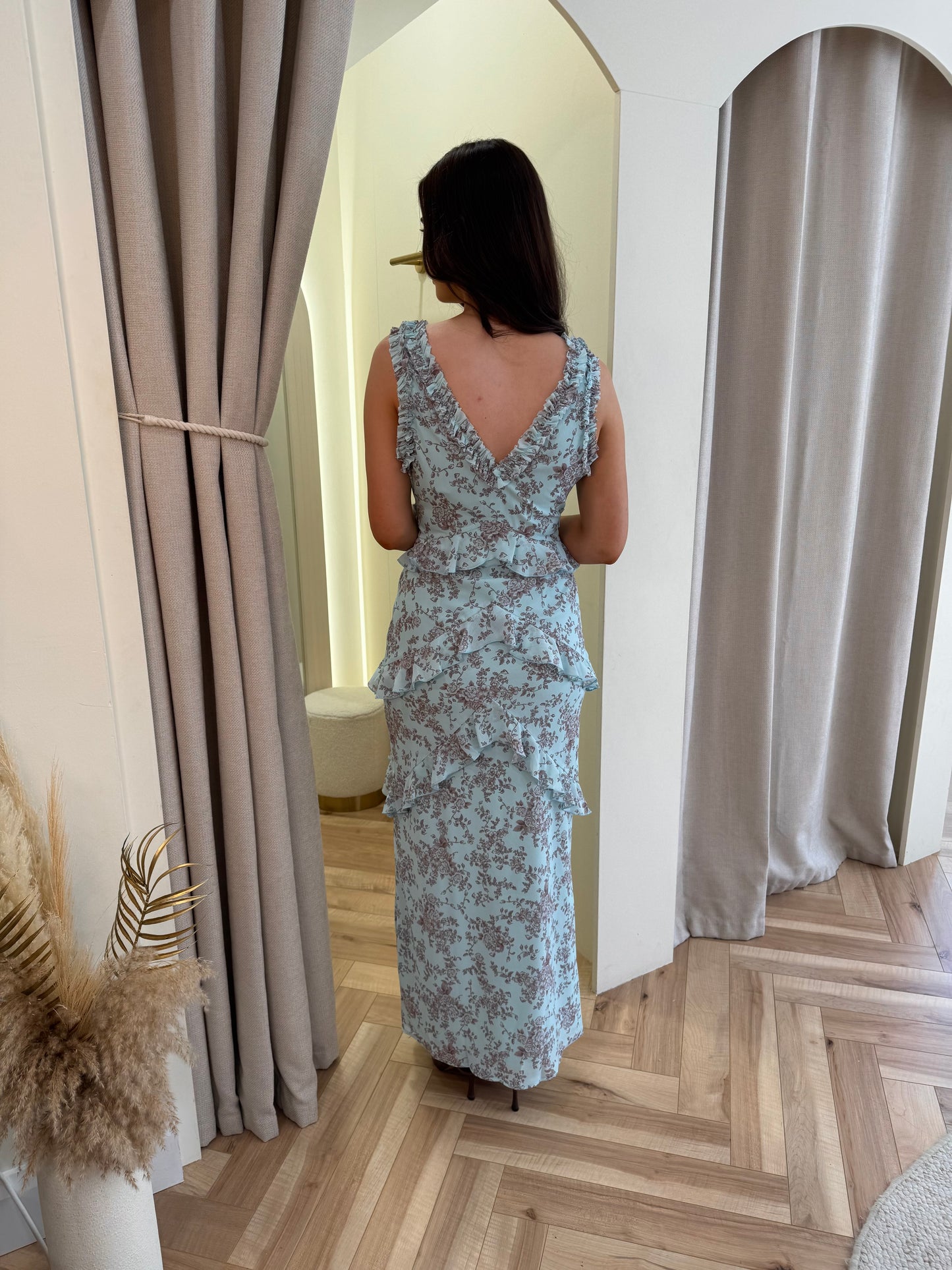 Aurelia Ruffle Maxi Dress