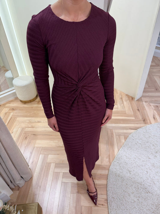 Vicavalina midi dress in fig