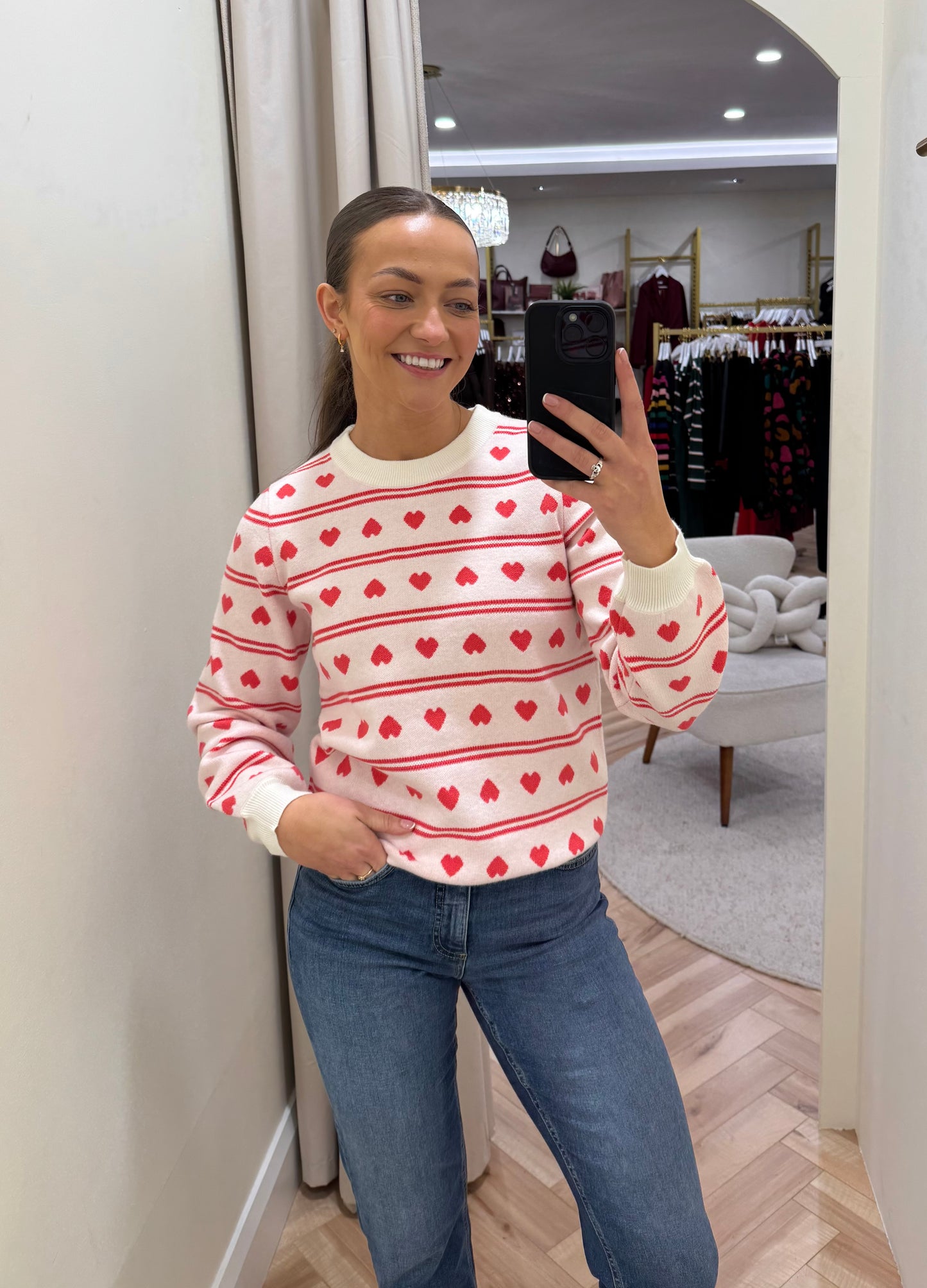 Ihbrielle jumper in teaberry