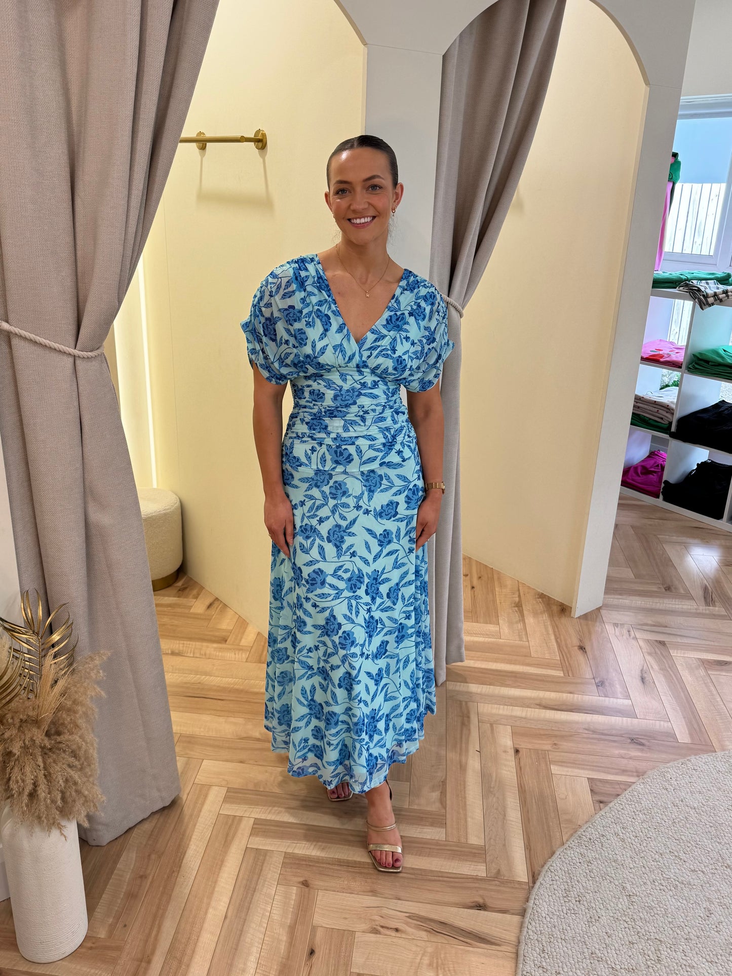 Darla Dress in Blue
