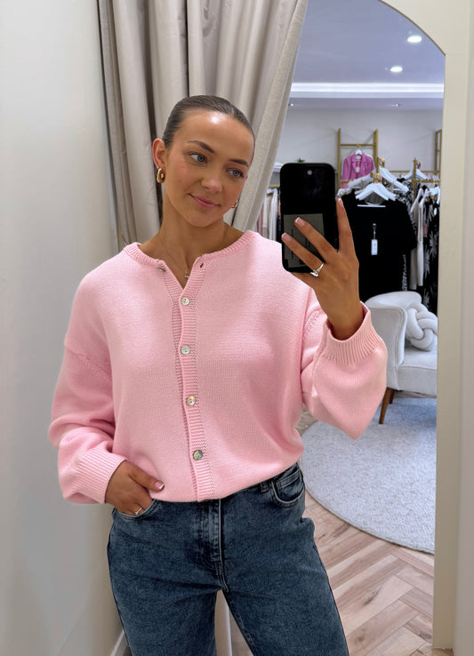 Zoe cardigan in pink