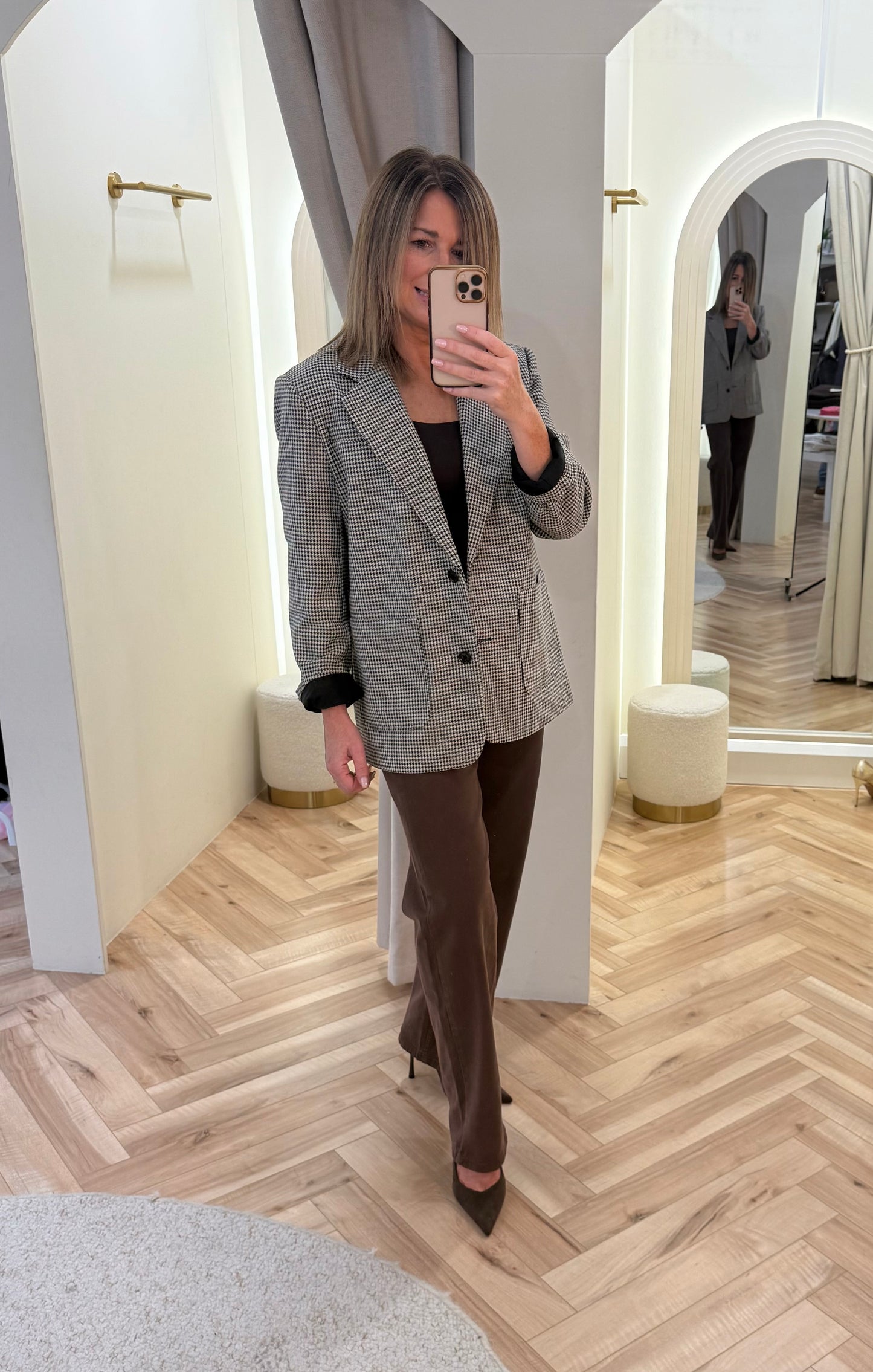 LONGER LENGTH Ihziggy Raven Jeans in Coffee Bean