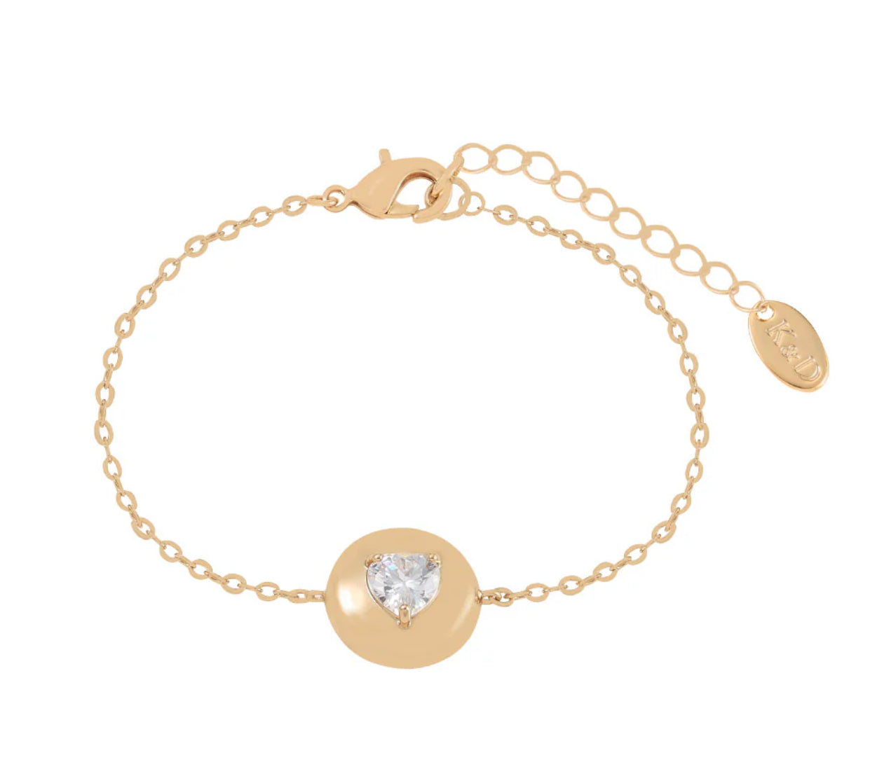 CRYSTAL HEART BRACELET