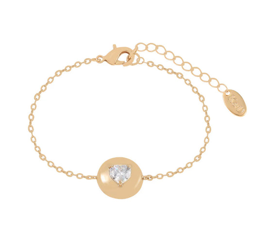 CRYSTAL HEART BRACELET
