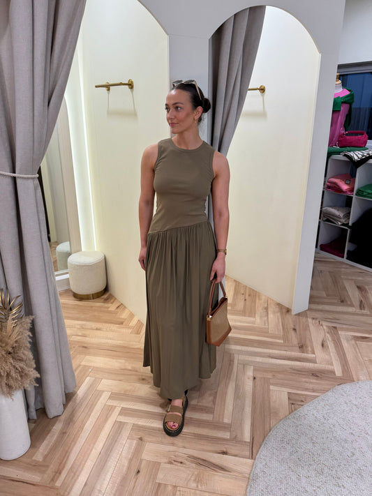Daniela Dress in Khaki