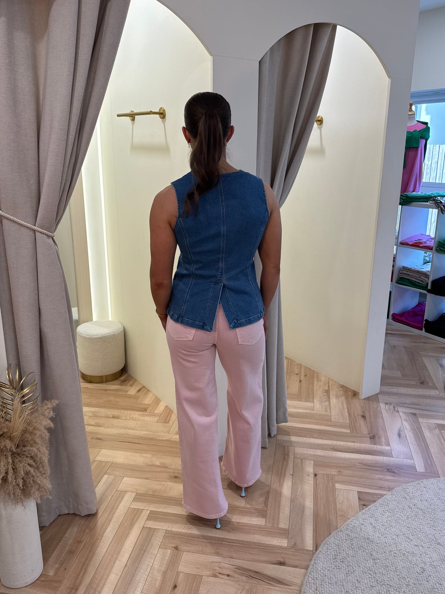 Mila Denim Waistcoat