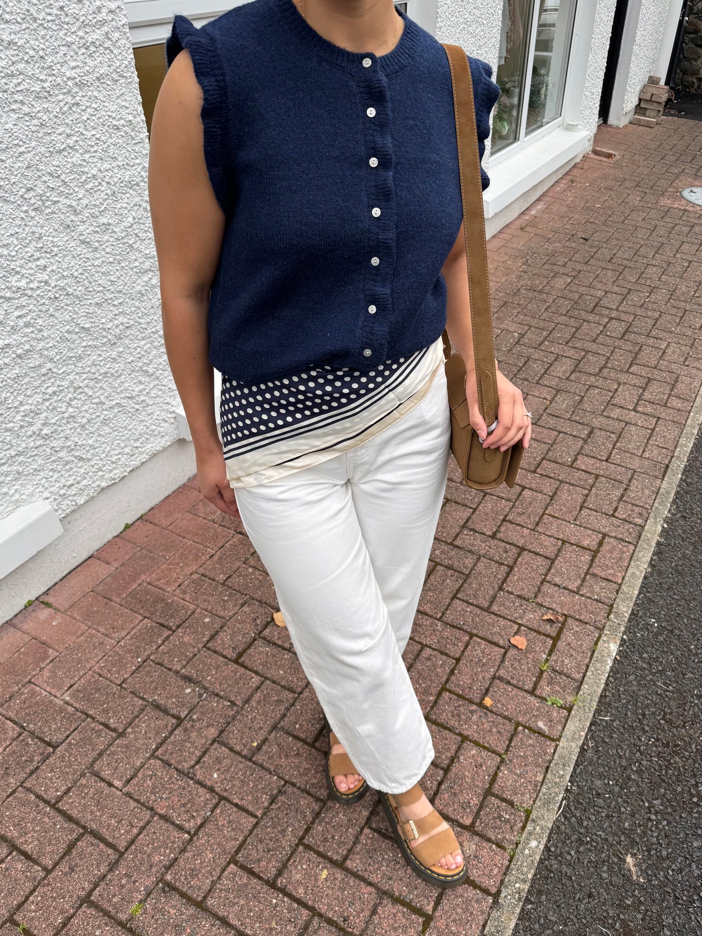 Ihpovoke Knit Waistcoat in Total Eclipse