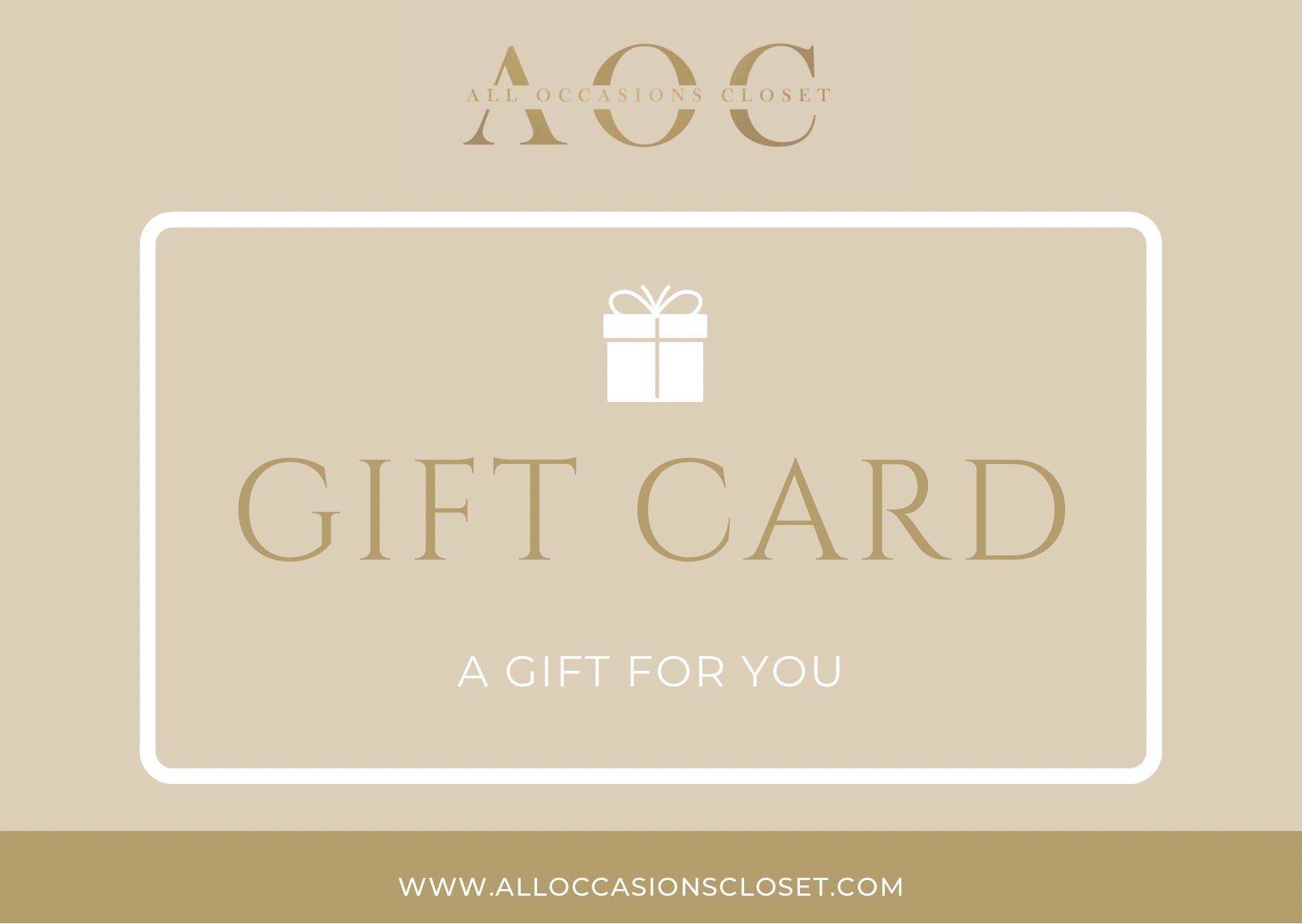 All Occasions Closet Gift Card