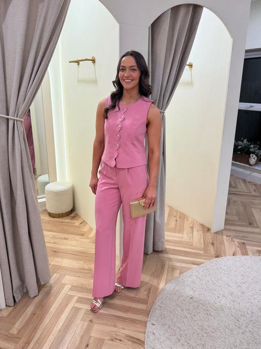 Viiris Trousers in Sea Pink