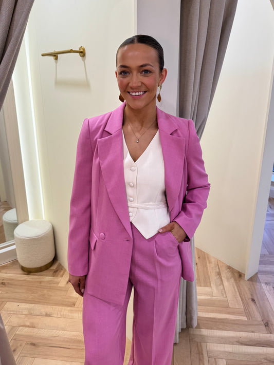 Elle blazer in Pink