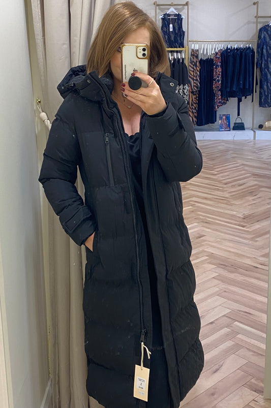 Brady Black Puffer Coat