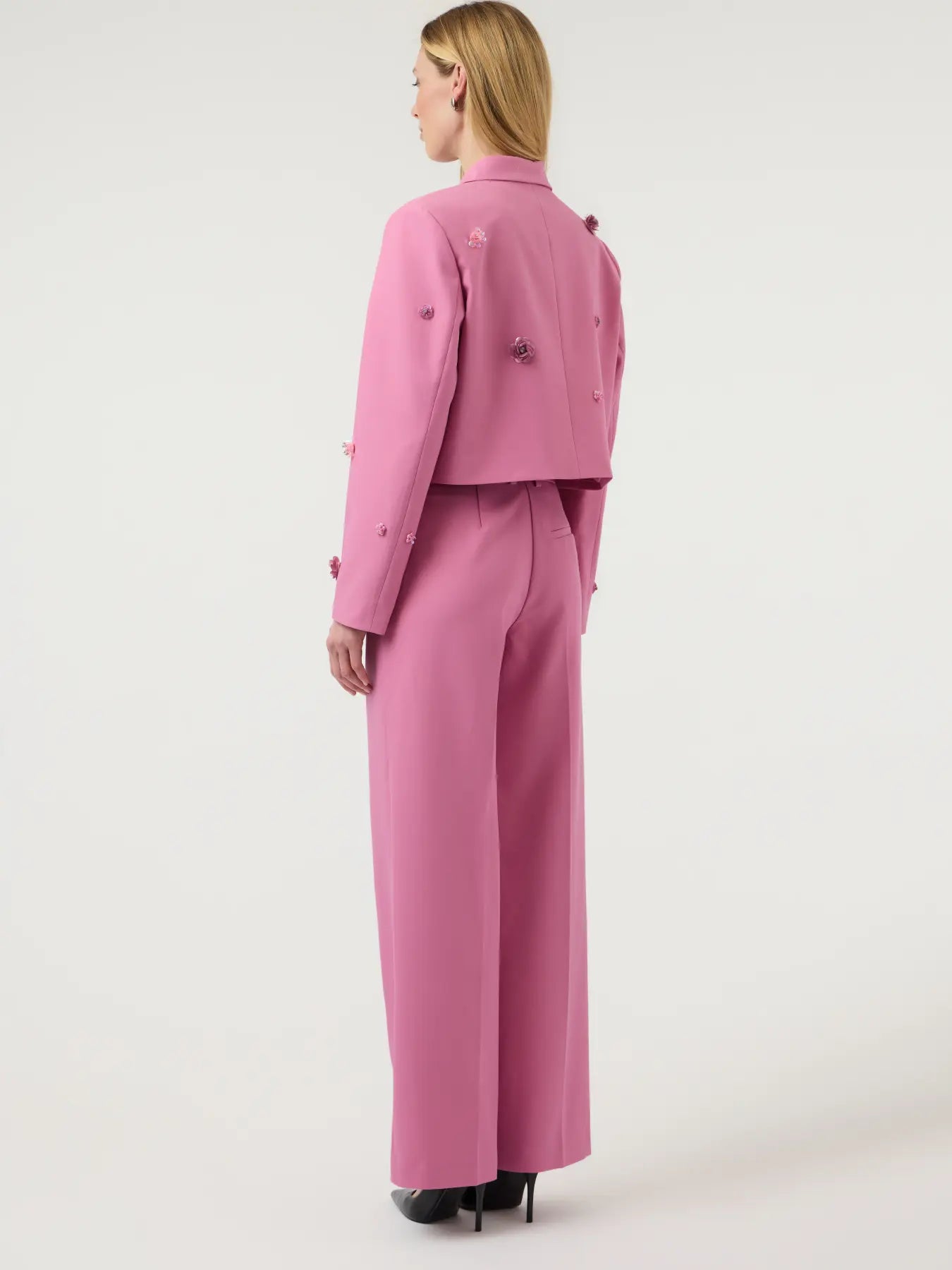 Midnight wide leg trousers