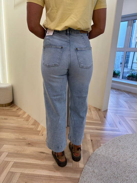 ICHI iharmios light blue washed jeans