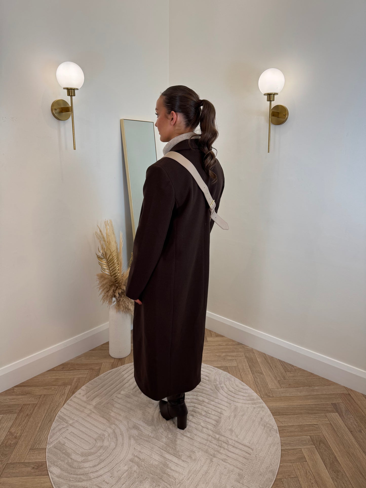 Visolo coat in coffee bean