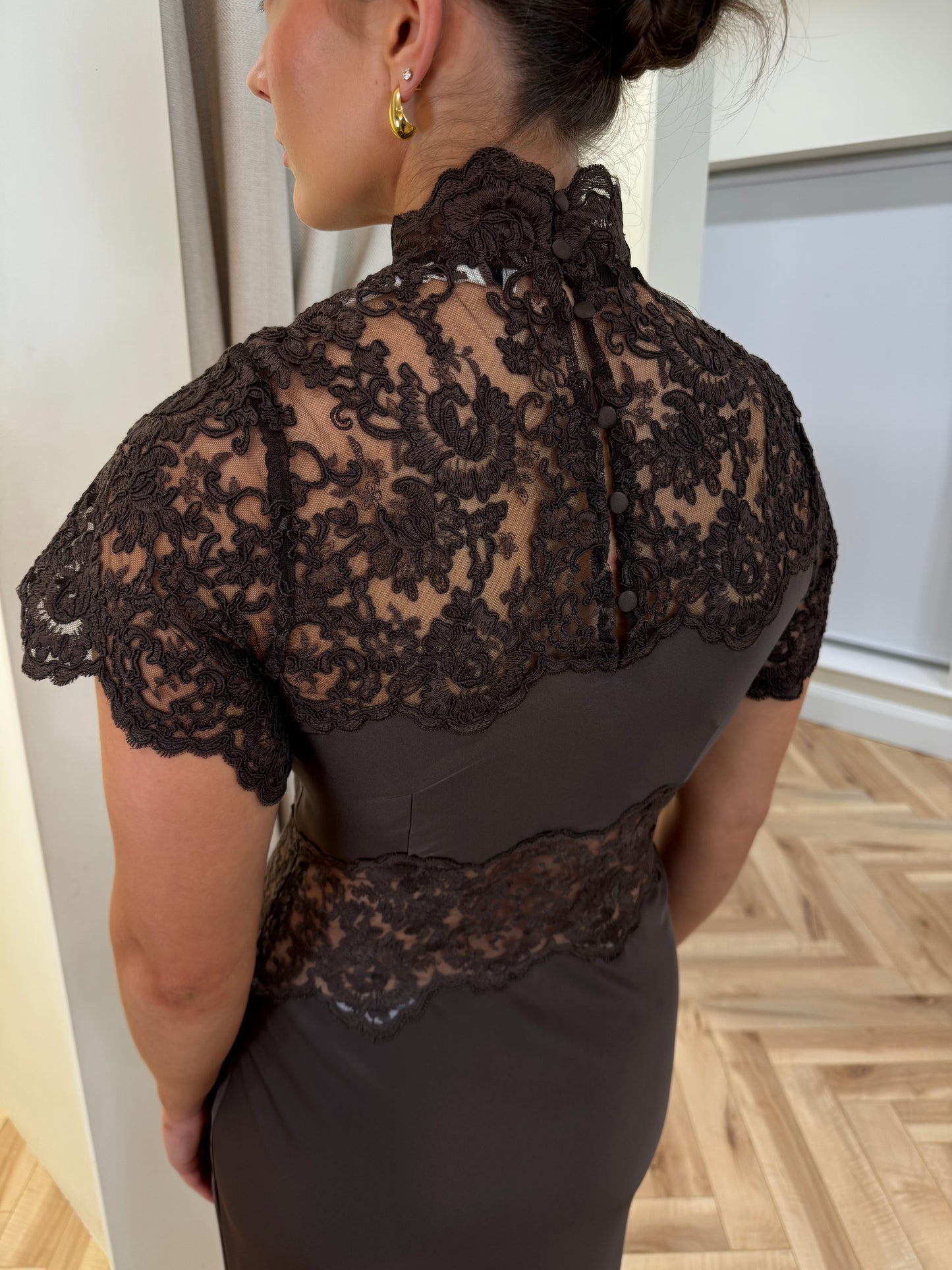 Ayla lace maxi dress