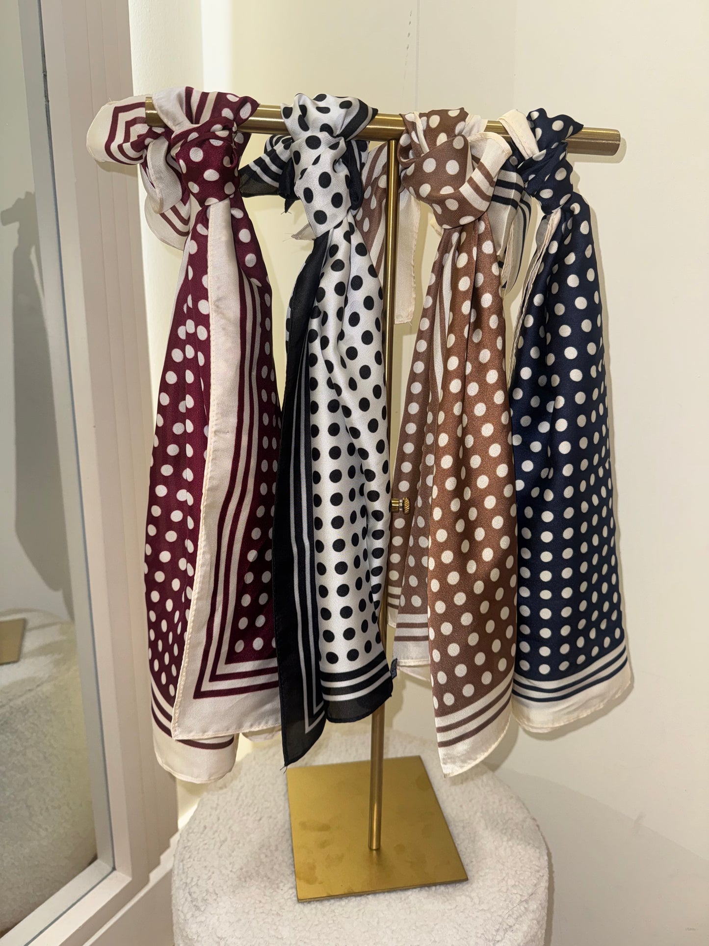 Polkadot scarf
