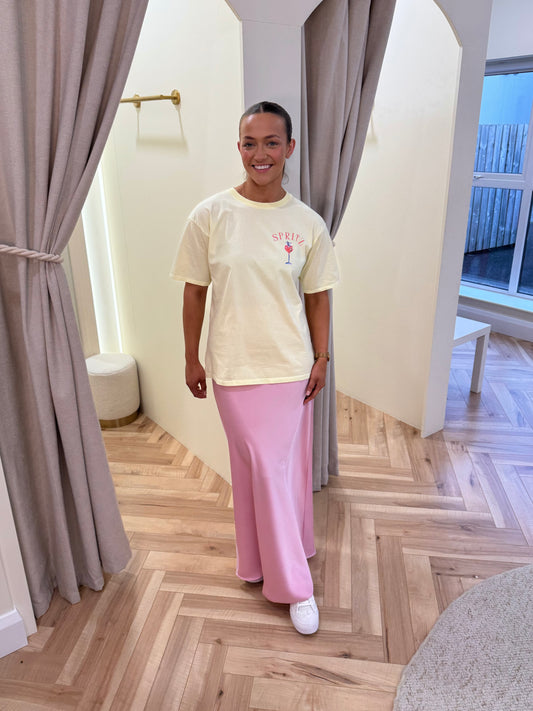 Aperol T Shirt in Lemon