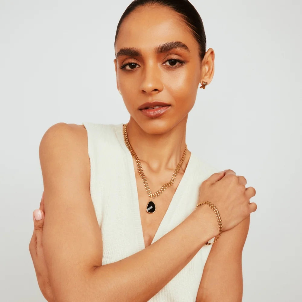 MCKINLEY JET DROP NECKLACE