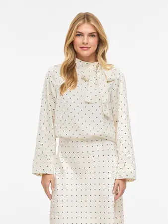 Vifadia polkadot blouse