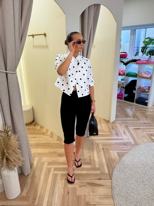 Polkadot blazer