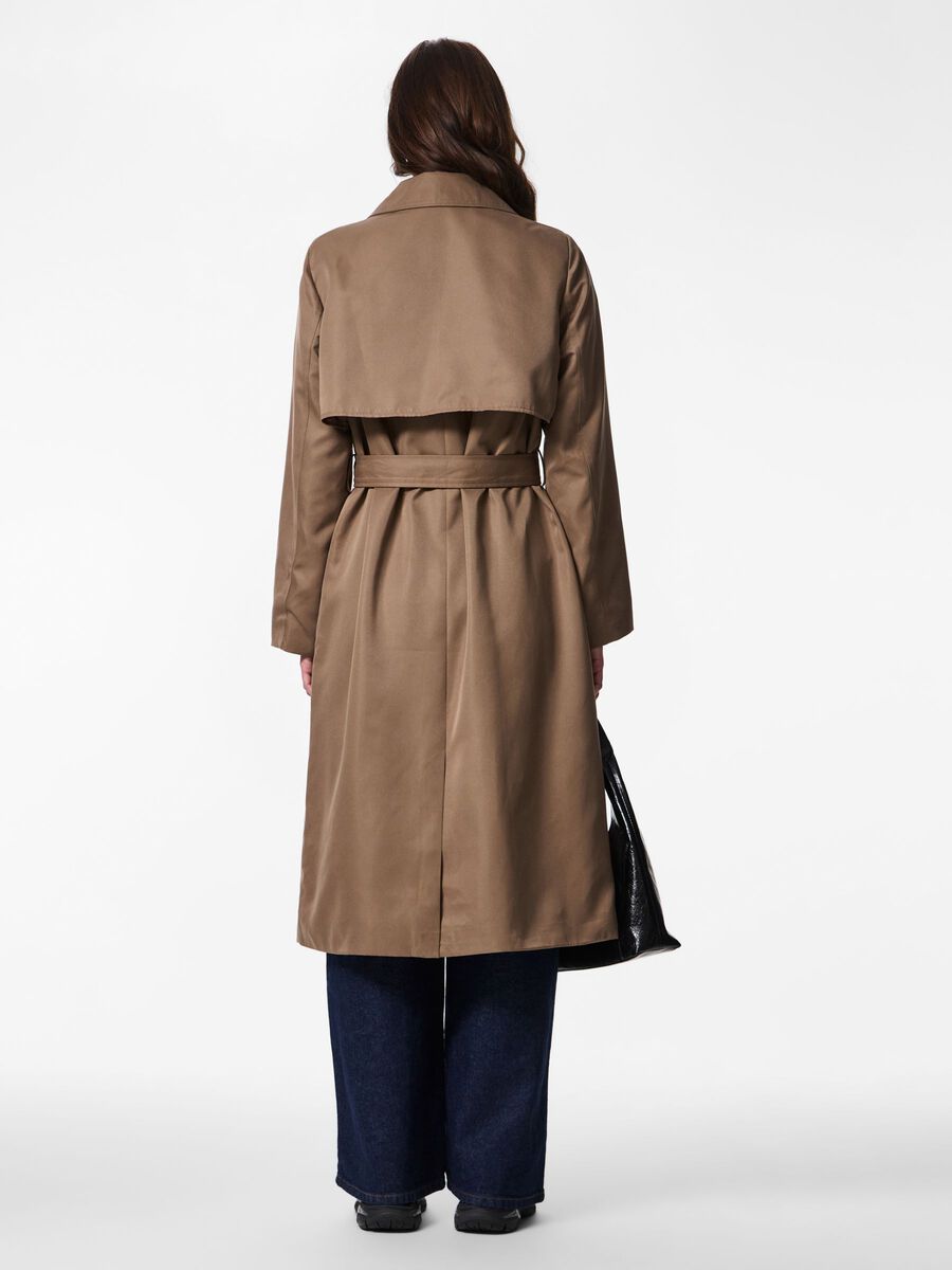Scarlett Trenchcoat in Brown Lentil