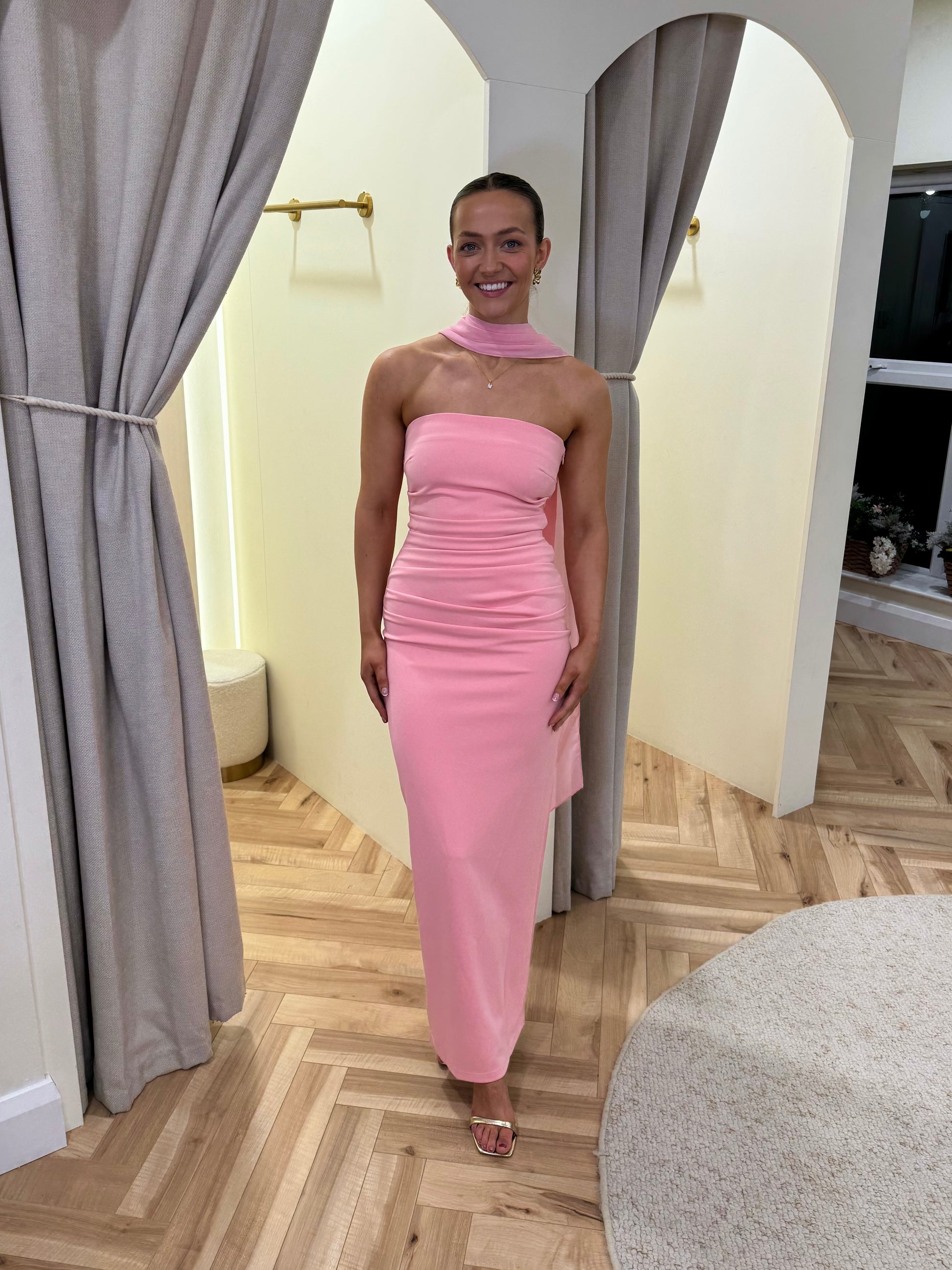 adele pink dress ADELE MINI DRESS- PINK XL
