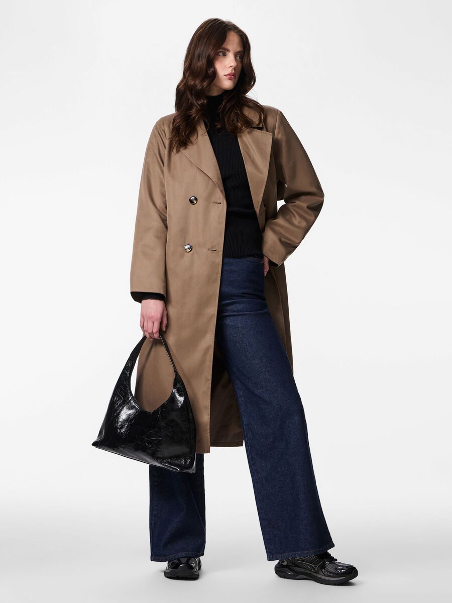 Scarlett Trenchcoat in Brown Lentil