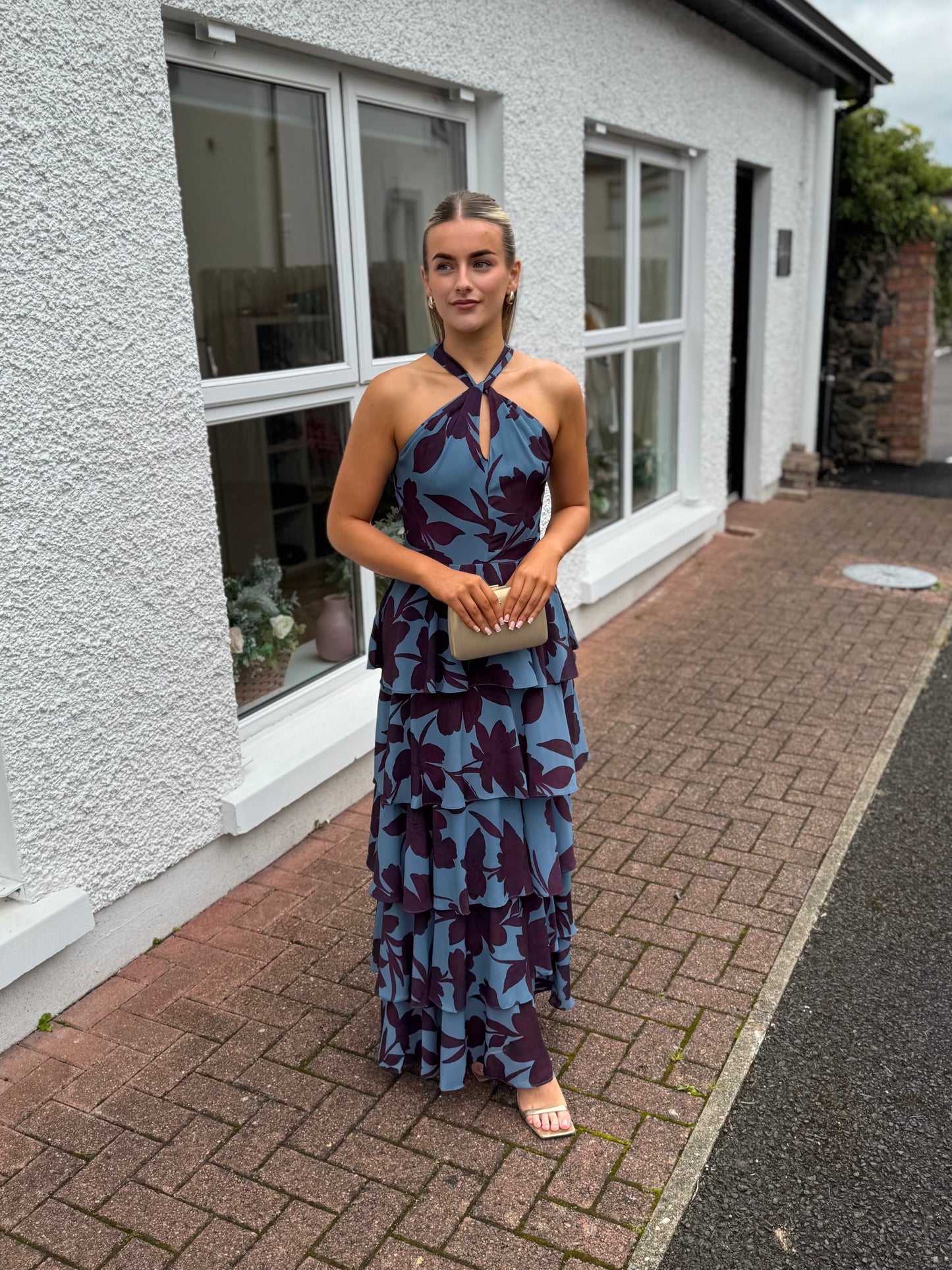Hester tiered maxi dress