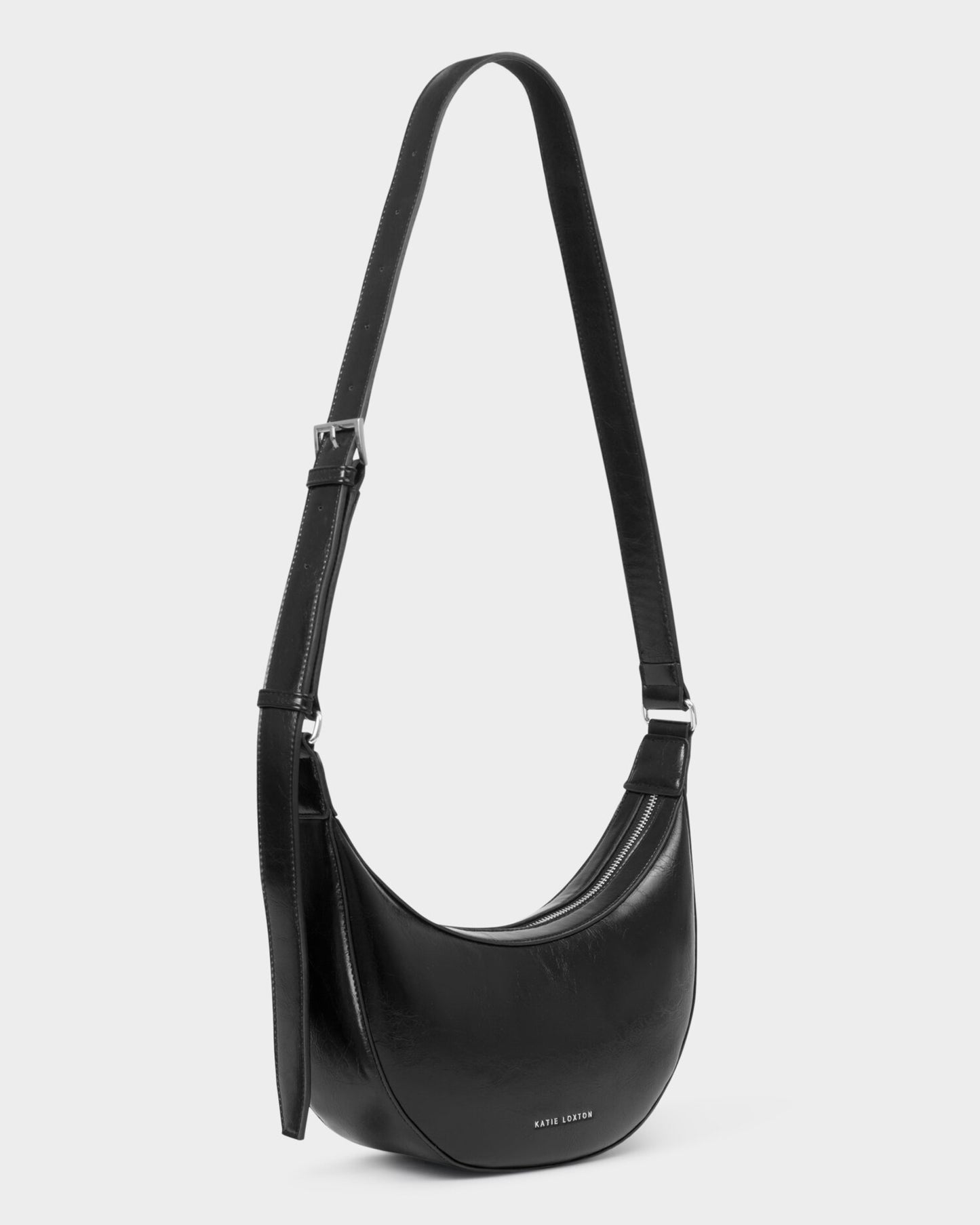 Amina Patent Crackle Sling Bag
