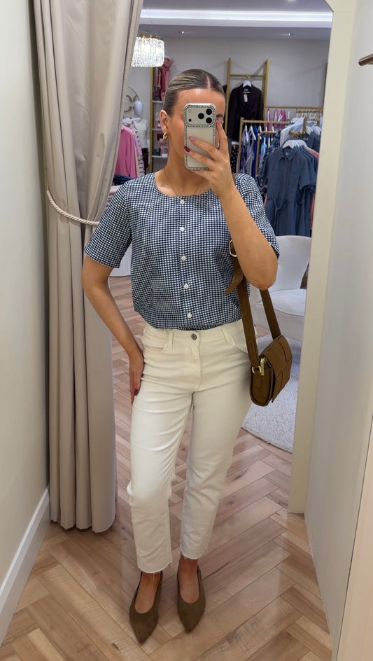 Ihjilma gingham top