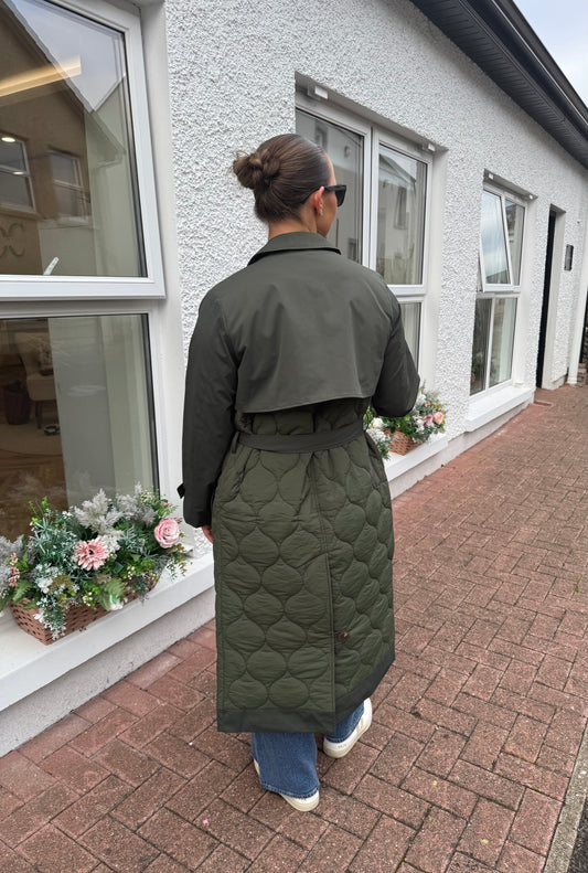 Visoftie khaki coat