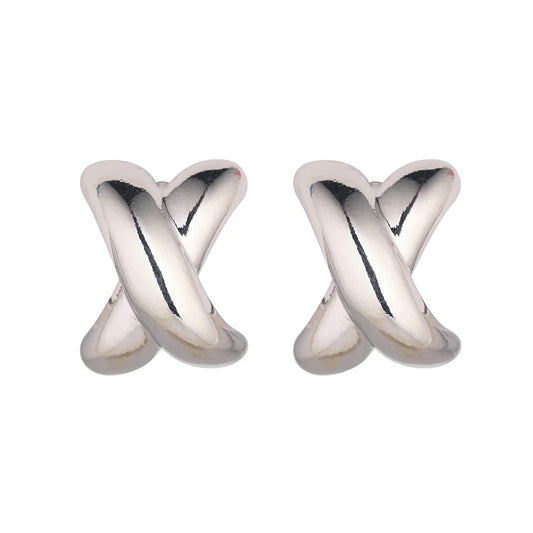 KISS KISS SILVER EARRINGS