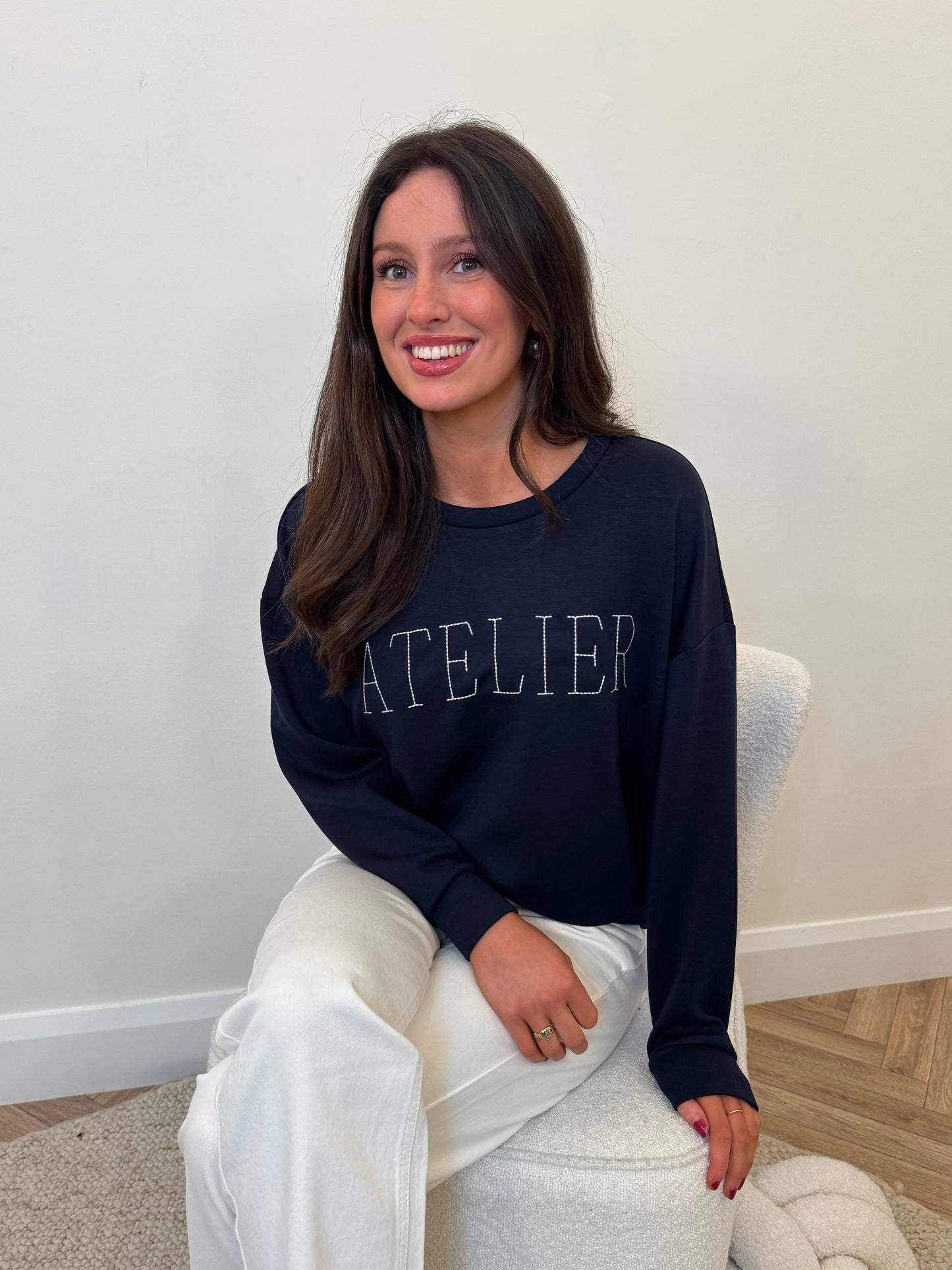 Visiffi atelier navy sweatshirt