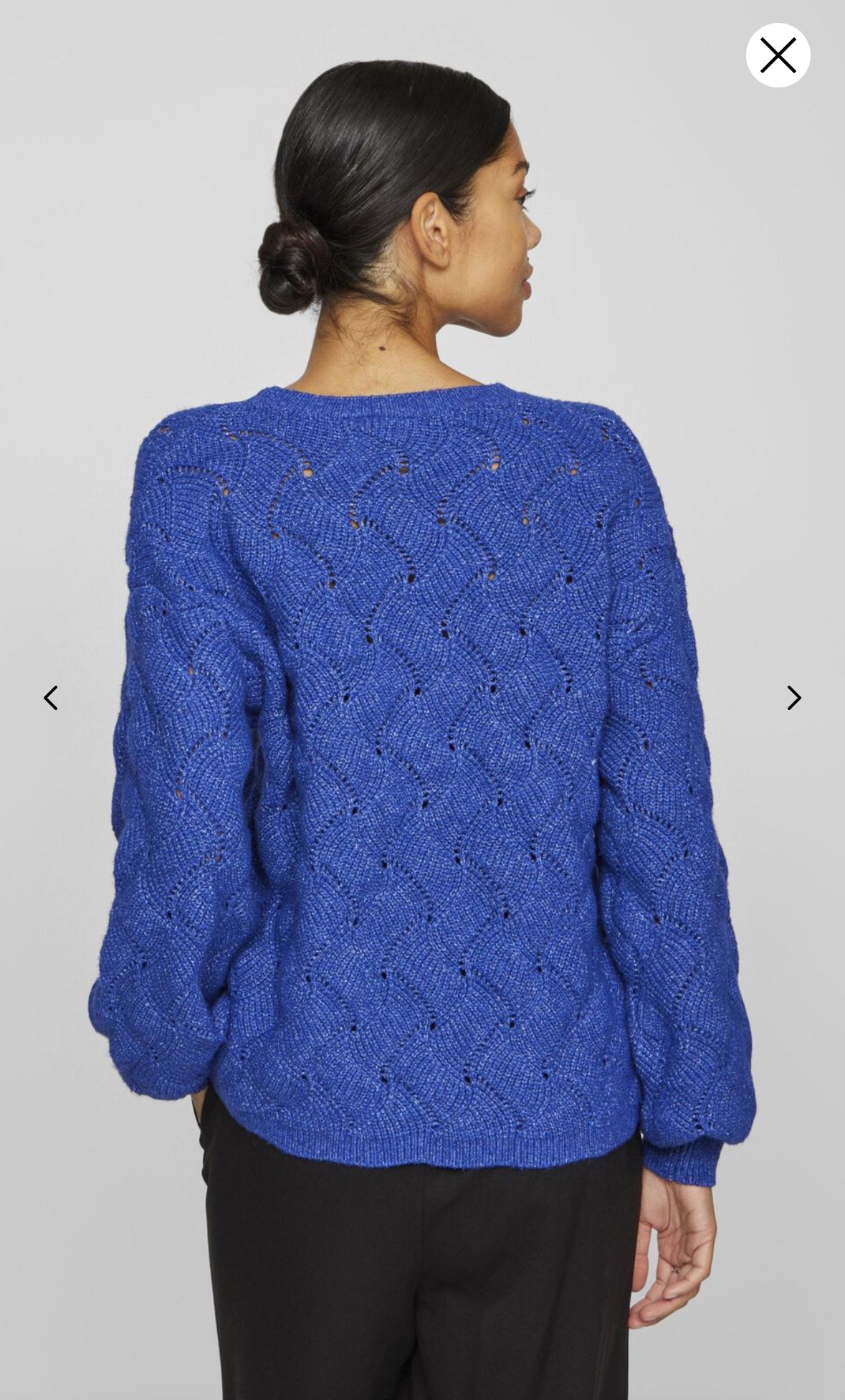 Visulfina knit jumper Mazarine blue