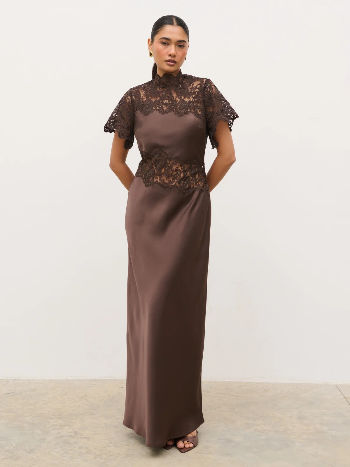 Ayla lace maxi dress