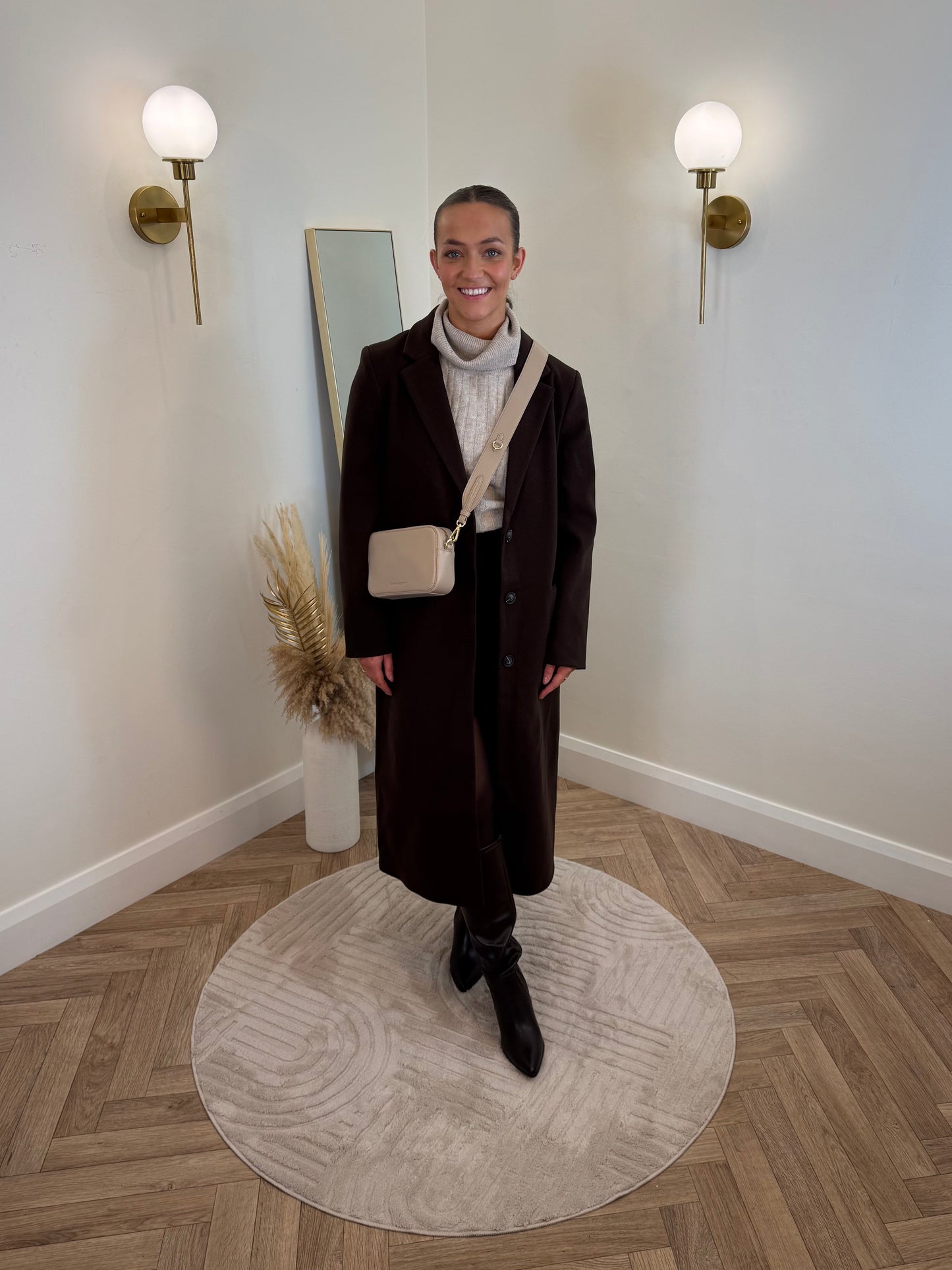 Visolo coat in coffee bean