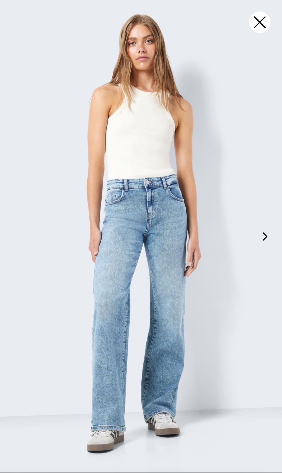 Yolanda light blue wide jeans