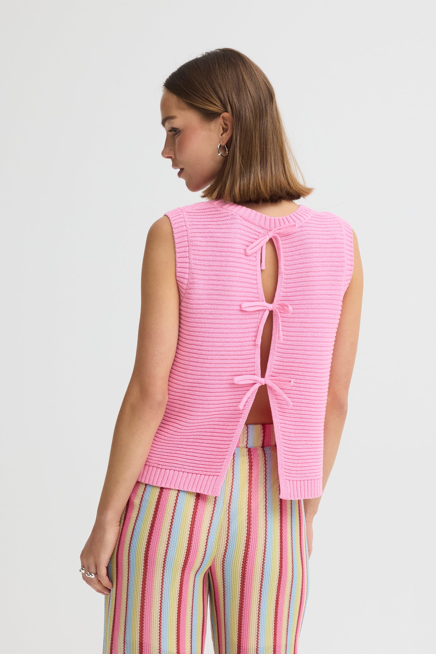 Ihdotties sleeveless knit in wild orchid