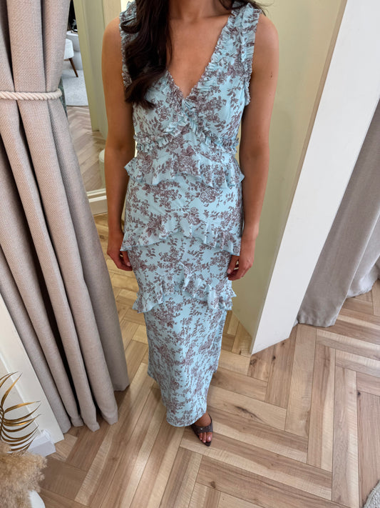 Aurelia Ruffle Maxi Dress