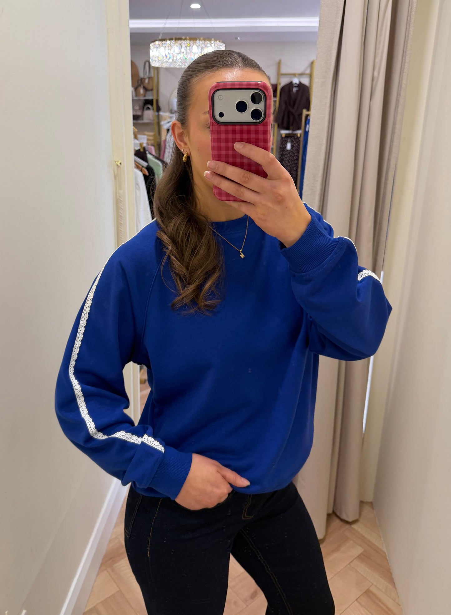 Ihlela sweatshirt in sodalite blue